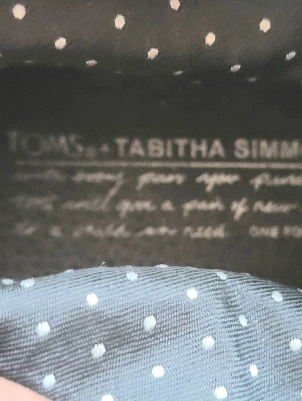 Toms collaboration tabitha